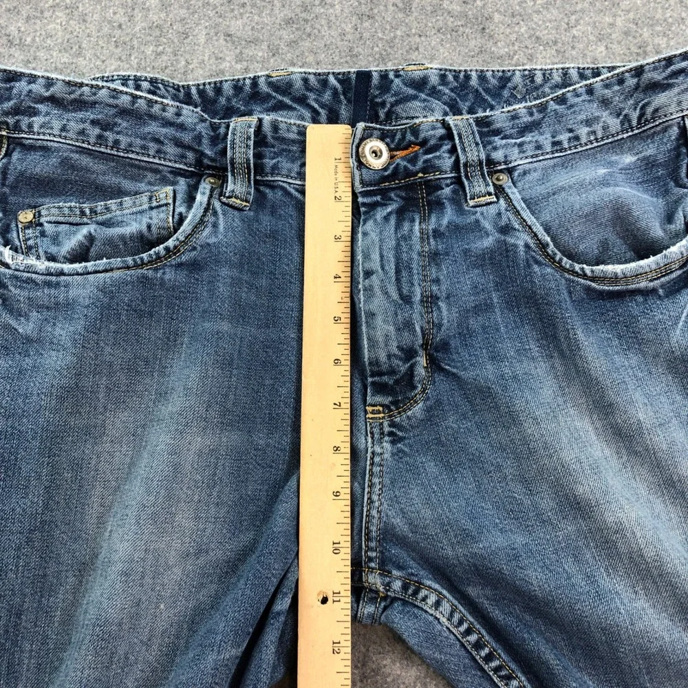 Tommy Bahama Mens Jeans 35x32 Straight Leg Blue Medium Wash Mid Rise Denim